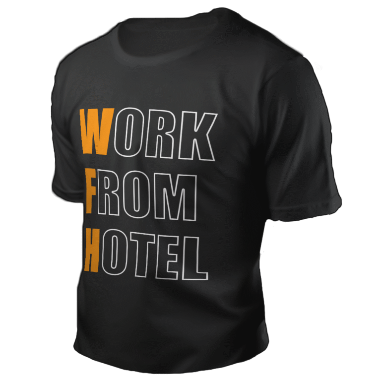 WFH. Work From Hotel